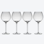 Crystal Ribbed Gin Glass Clear (Set of 4)