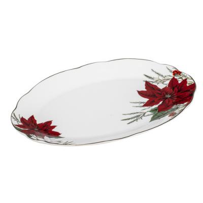 Poinsettia Rectangular Platter