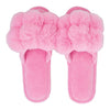 Pom Pom Slippers - Cosy Luxe - Candy