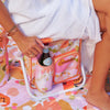 Picnic Cooler Chair Hibiscus