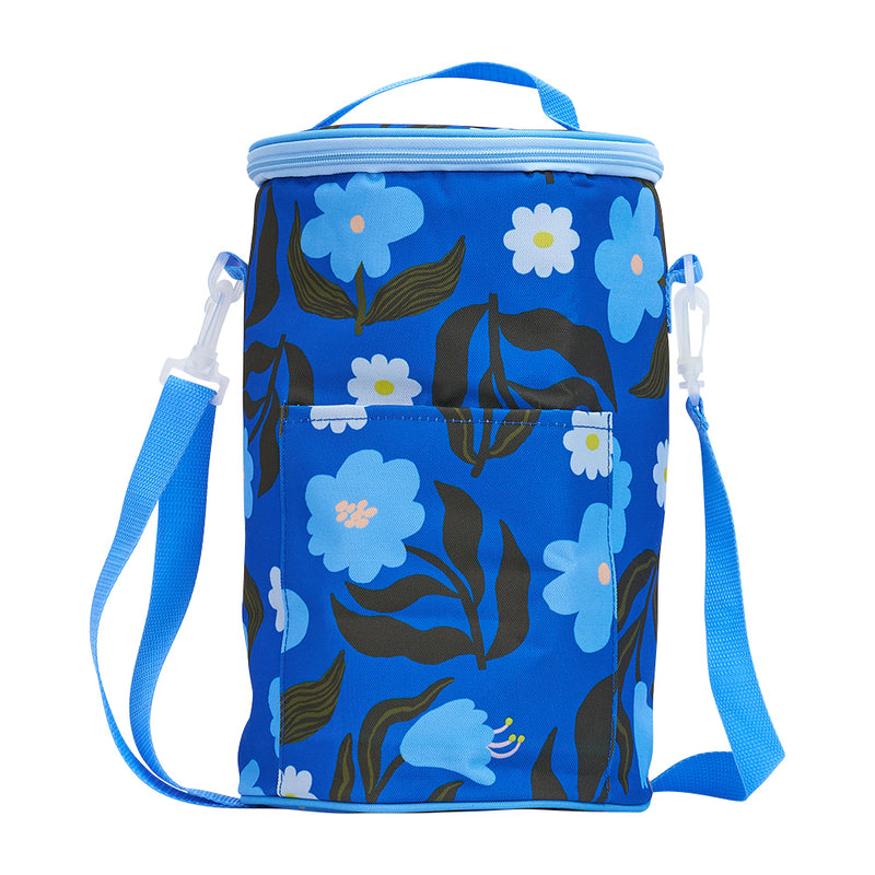 Picnic Cooler Bag Tall Barrel Nocturnal Blooms