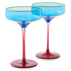 Sapphire Delight Coupe Glass (Set of 2)