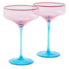 Rose With A Twist Coupe Glass (Set of 2)