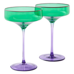 Jaded Coupe Glass (Set of 2)