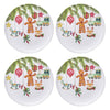 Hanging out for Christmas Plate (Set of 4)