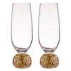 Sparkle Champagne Glass Gold (Set of 2)