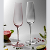 Crystal Ribbed Champagne Glass Clear (Set of 4)
