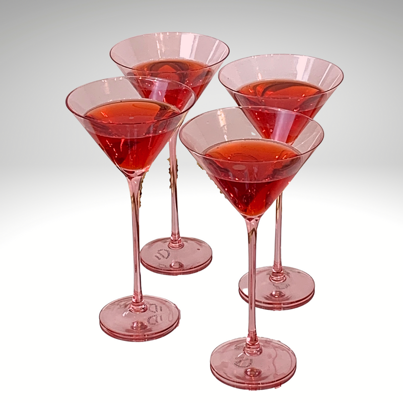 Crystal Martini - Blush Pink (Set of 4)