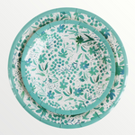 Paper Plate Blossom Green Large Pk/20
