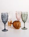 Wine Glass Acrylic - Pink (Set 4)